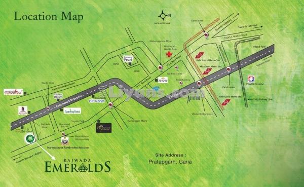 Location Map of Rajwada Emeralds
